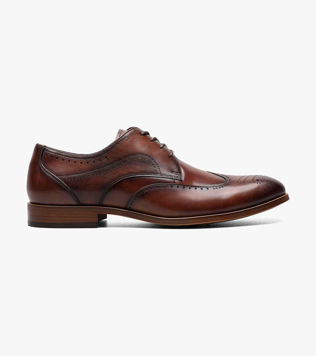Stacy Adams Brayden Wingtip Oxford Men’s Dress Shoes - Brown