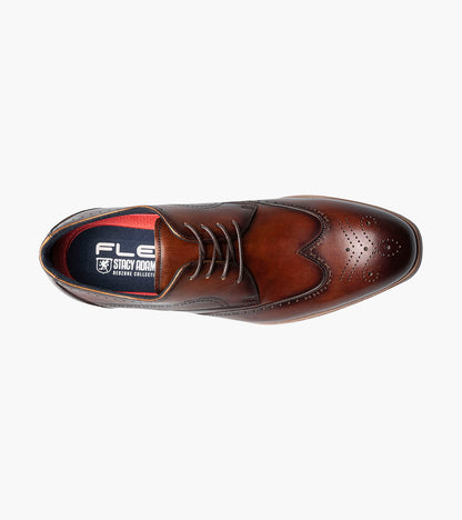 Stacy Adams Brayden Wingtip Oxford Men’s Dress Shoes - Brown