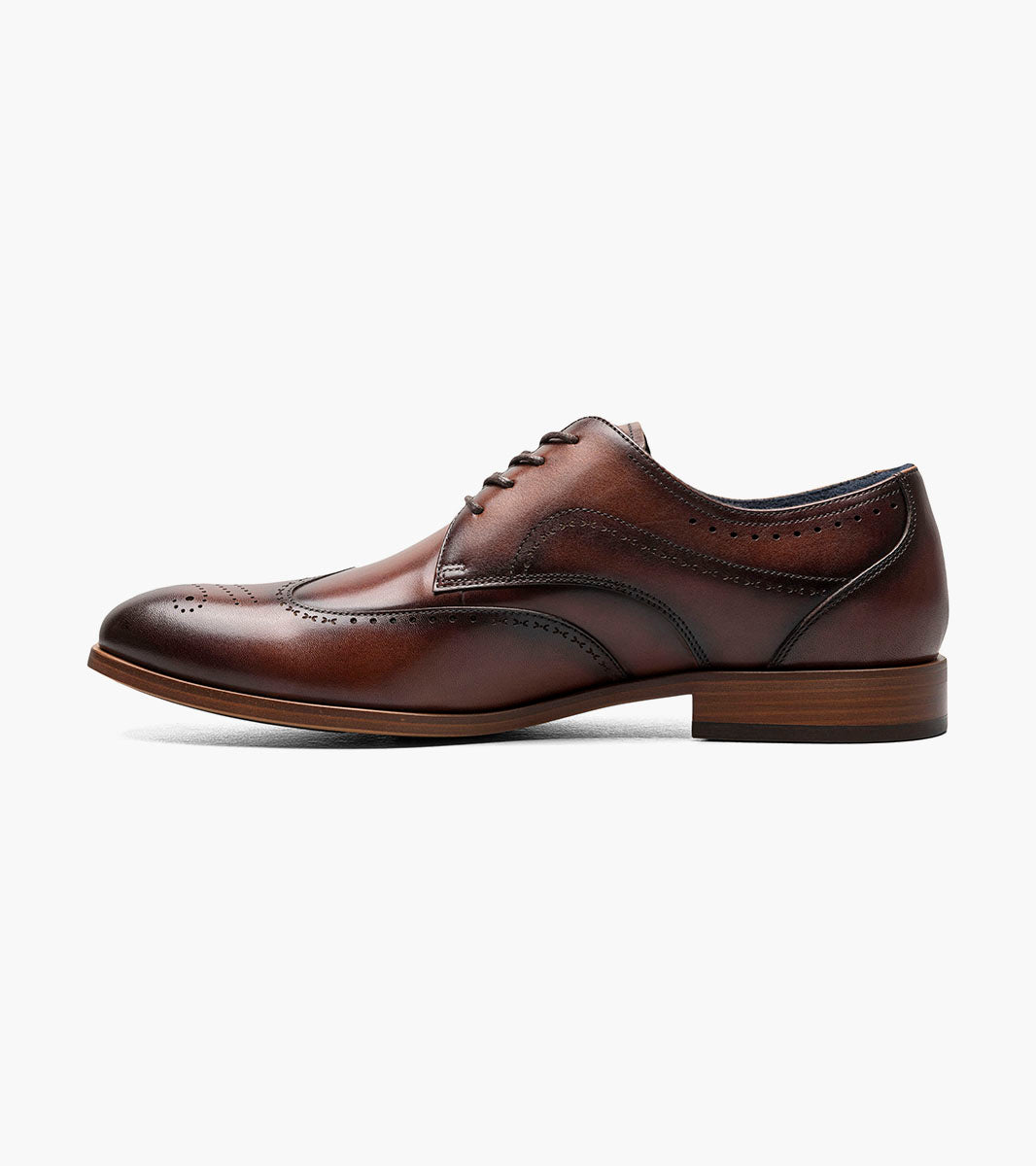 Stacy Adams Brayden Wingtip Oxford Men’s Dress Shoes - Brown