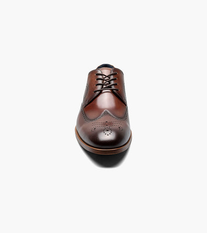 Stacy Adams Brayden Wingtip Oxford Men’s Dress Shoes - Brown