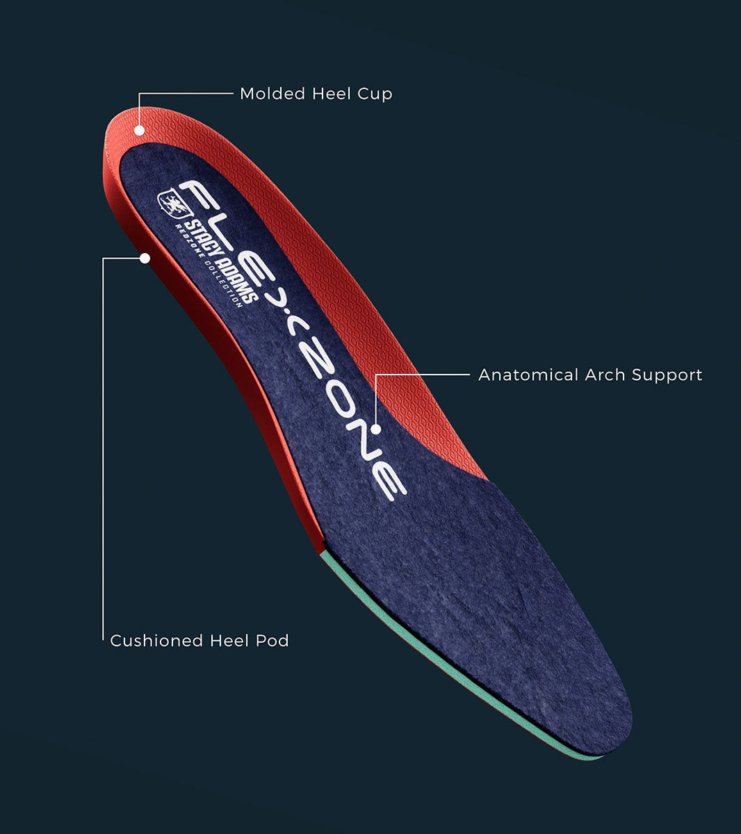 Stacy Adams Brayden Wingtip Oxford Men’s Dress Shoes - Black