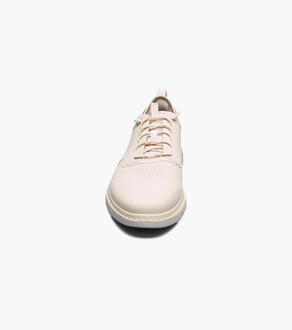 Stacy Adams Synchro Plain Toe Elastic Lace Up Clearance Men’s Shoes - Cream