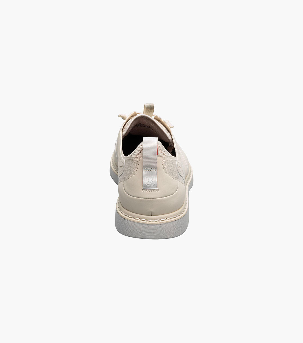 Stacy Adams Synchro Plain Toe Elastic Lace Up Clearance Men’s Shoes - Cream