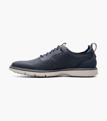 Stacy Adams Synchro Plain Toe Elastic Lace Up Men’s Casual Shoes - Navy