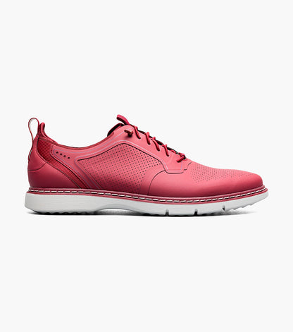 Stacy Adams Synchro Plain Toe Elastic Lace Up Clearance Men’s Shoes - Raspberry