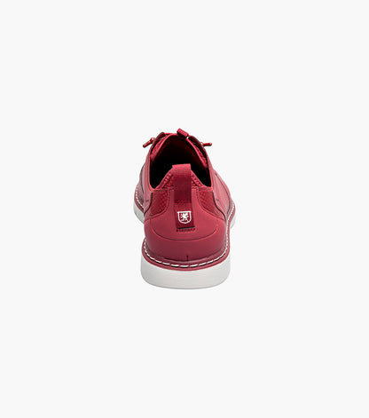Stacy Adams Synchro Plain Toe Elastic Lace Up Clearance Men’s Shoes - Raspberry
