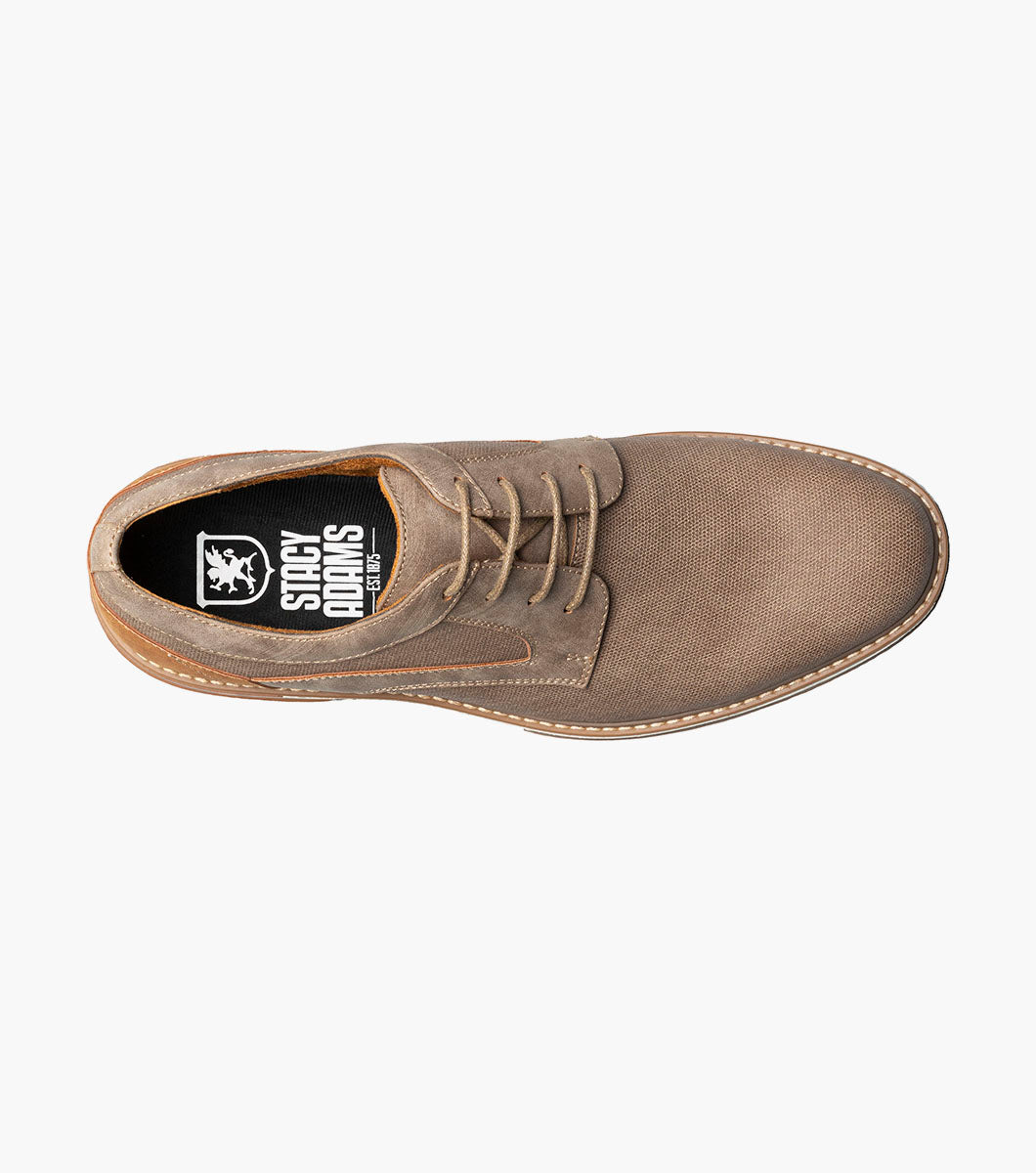 Stacy Adams Phineas Plain Toe Oxford Men’s Casual Shoes - Taupe