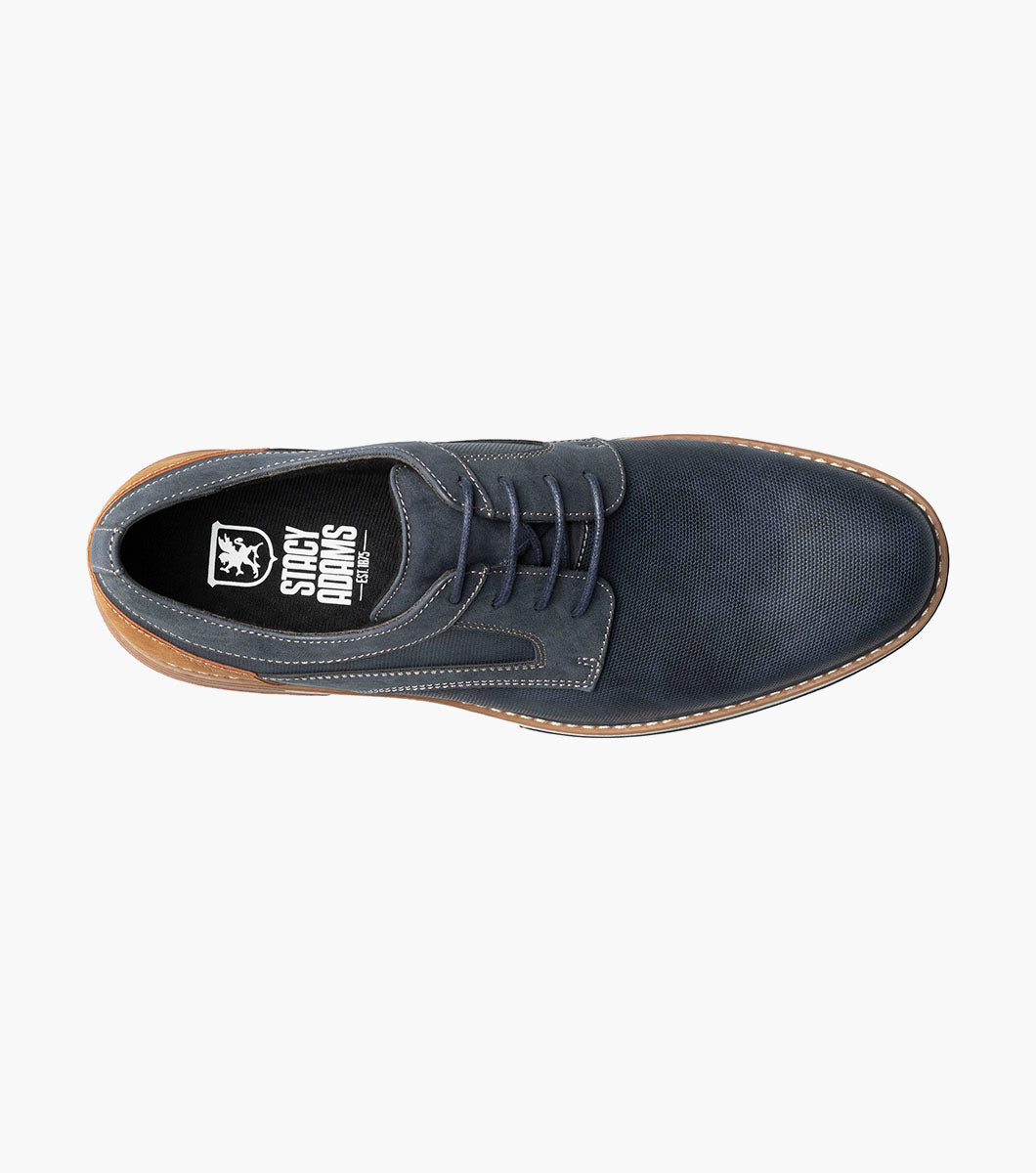 Stacy Adams Phineas Plain Toe Oxford Men’s Casual Shoes - Navy