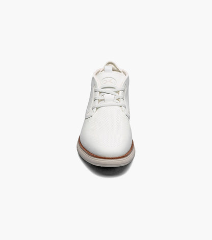 Stacy Adams Eastmont Plain Toe Elastic Lace Chukka Boot Clearance Men’s Shoes - White