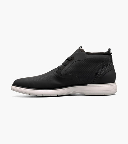 Stacy Adams Eastmont Plain Toe Elastic Lace Chukka Boot Clearance Men’s Shoes - Black