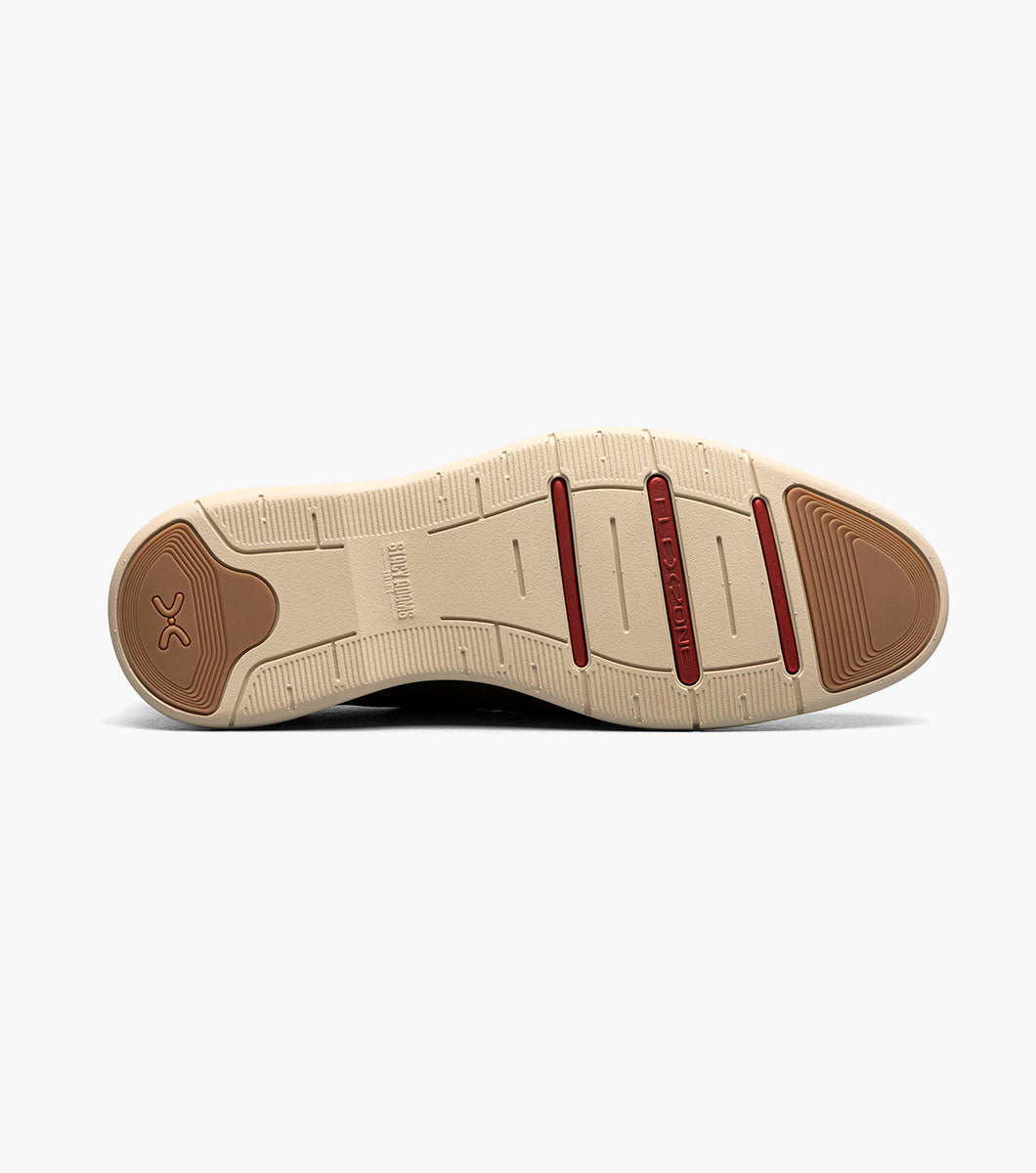 Stacy Adams Everidge Plain Toe Elastic Lace Up Men’s Casual Shoes - Olive