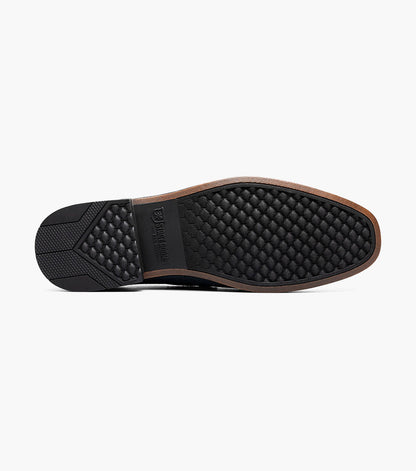 Stacy Adams Ridgely Moc Toe Slip On Men’s Loafers & Slip Ons - Navy