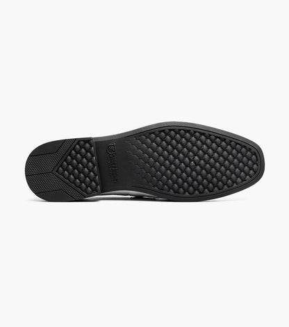Stacy Adams Richmont Moc Toe Bit Slip On Men’s Dress Shoes - White Tumbled