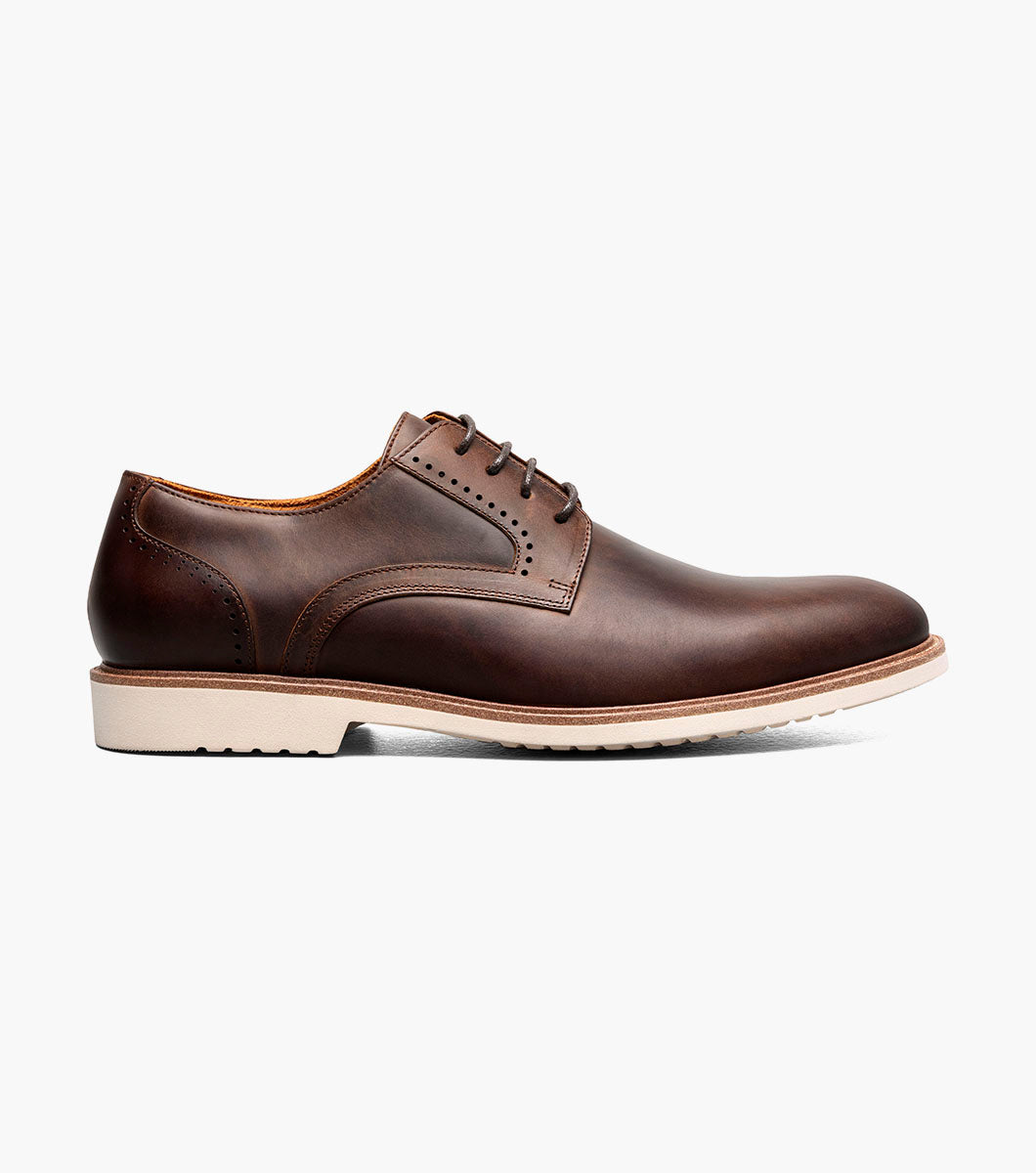 Stacy Adams Wescott Plain Toe Oxford Men’s Casual Shoes - Brown CH