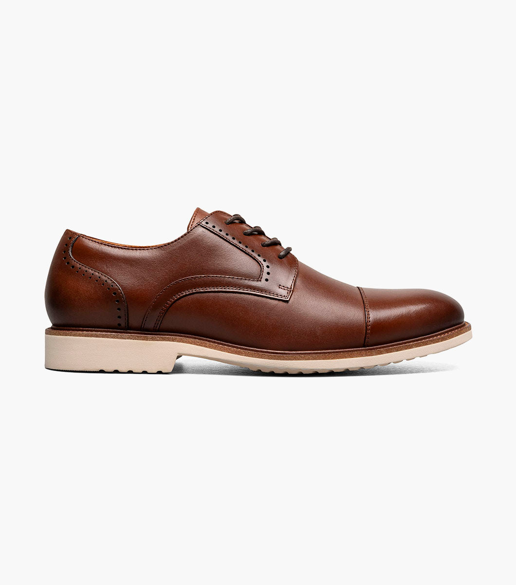 Stacy Adams Wesbridge Cap Toe Oxford Men’s Dress Shoes - Chocolate