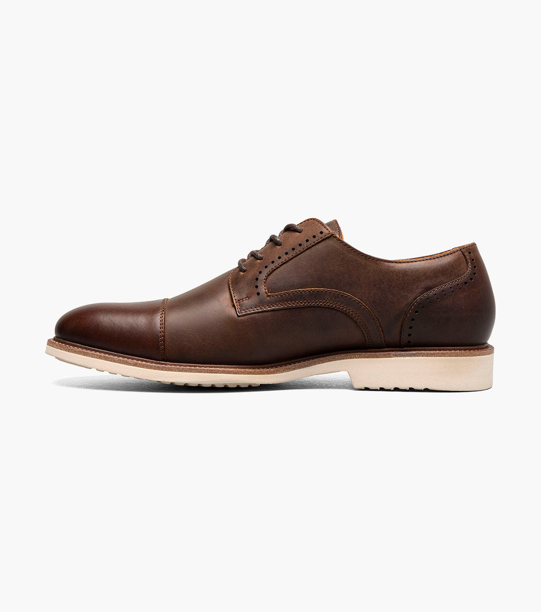 Stacy Adams Wesbridge Cap Toe Oxford Men’s Dress Shoes - Brown CH