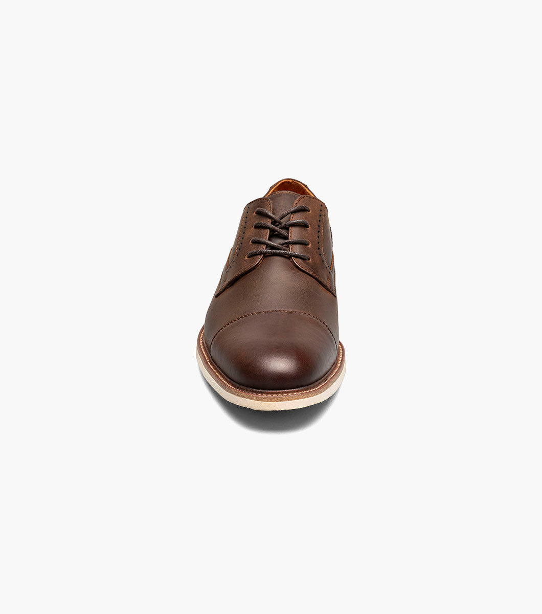 Stacy Adams Wesbridge Cap Toe Oxford Men’s Dress Shoes - Brown CH