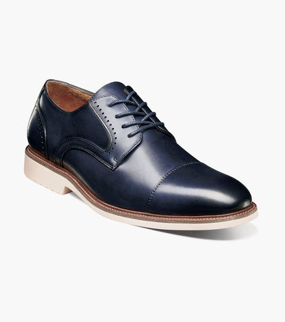 Stacy Adams Wesbridge Cap Toe Oxford Men’s Dress Shoes - Navy