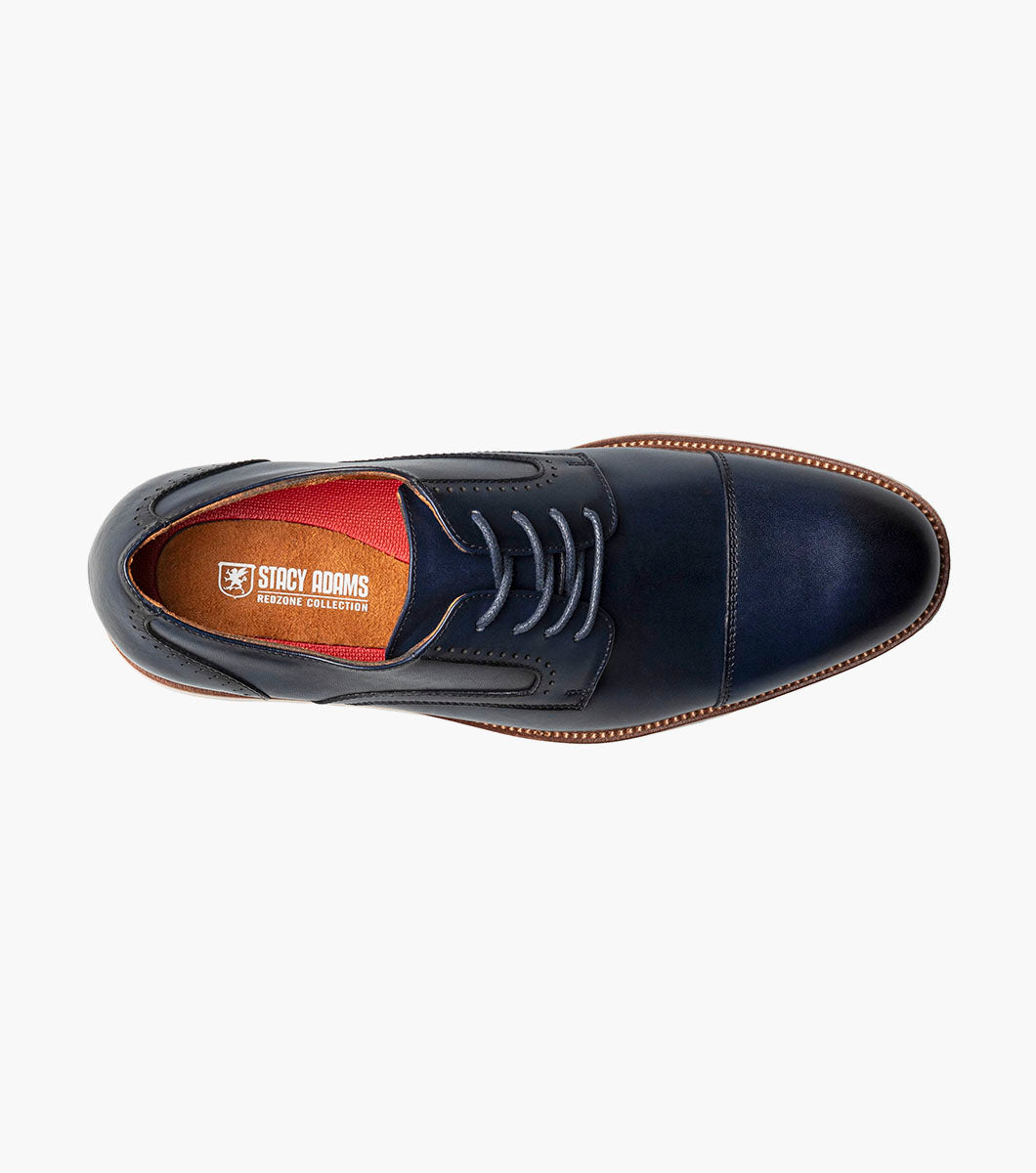Stacy Adams Wesbridge Cap Toe Oxford Men’s Dress Shoes - Navy