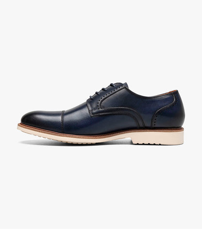 Stacy Adams Wesbridge Cap Toe Oxford Men’s Dress Shoes - Navy