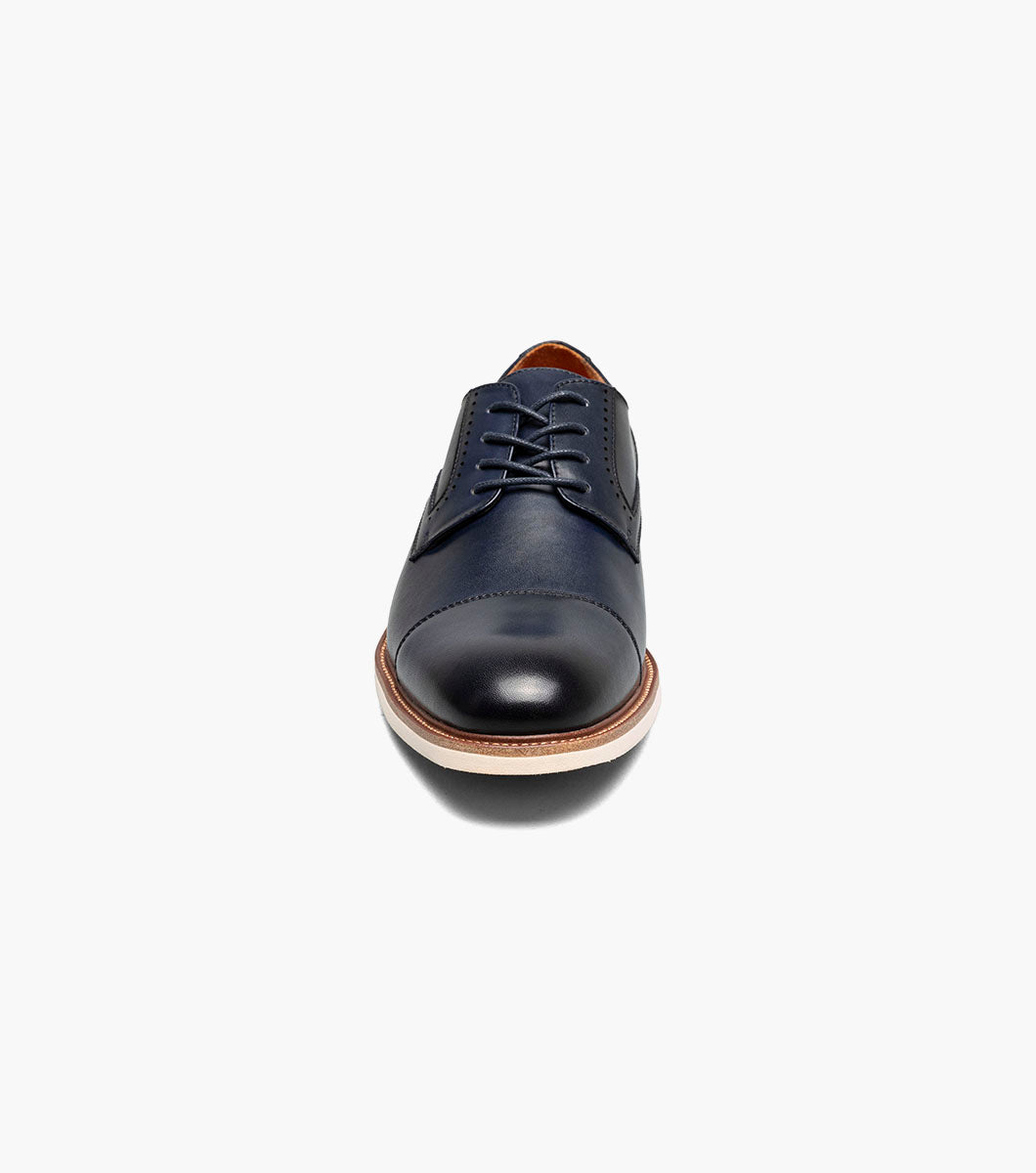Stacy Adams Wesbridge Cap Toe Oxford Men’s Dress Shoes - Navy