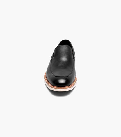 Stacy Adams Wellington Moc Toe Slip On Men’s Casual Shoes - Black