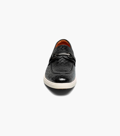 Stacy Adams Salyer Moc Toe Bit Slip On Stacy Adams Last Pairs - Black