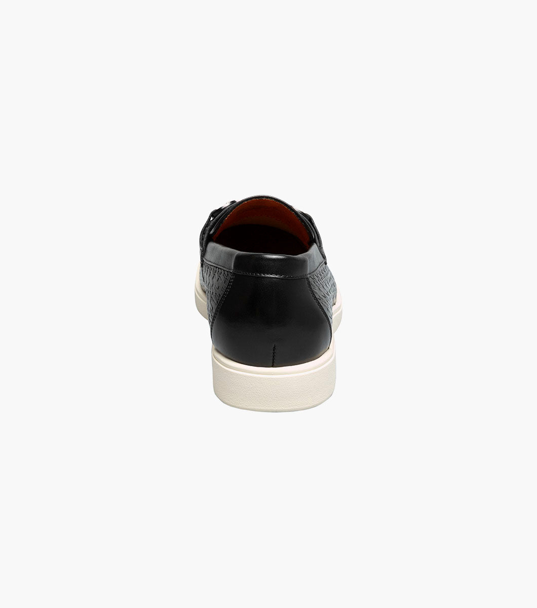 Stacy Adams Salyer Moc Toe Bit Slip On Stacy Adams Last Pairs - Black