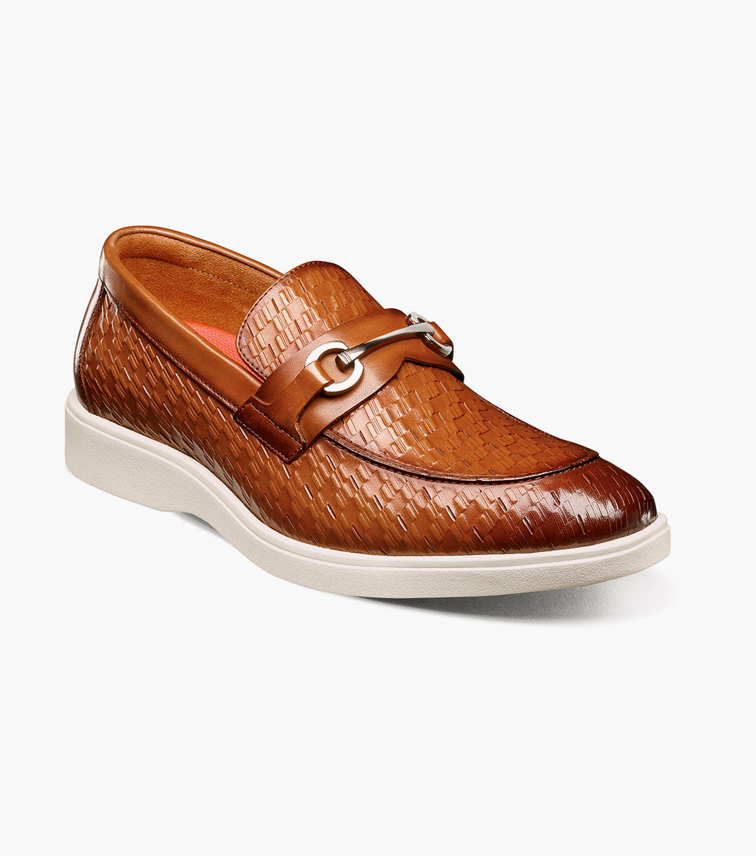 Stacy Adams Salyer Moc Toe Bit Slip On Stacy Adams Last Pairs - Tan