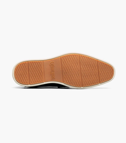 Stacy Adams Slayton Moc Toe Bit Slip On Men’s Dress Shoes - Black Patent