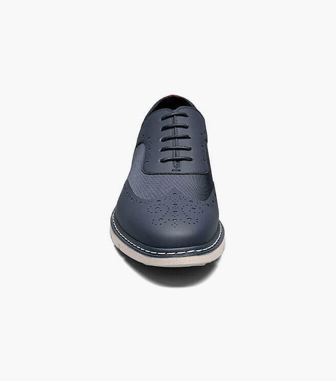 Stacy Adams Summit Wingtip Lace Up Men’s Casual Shoes - Navy