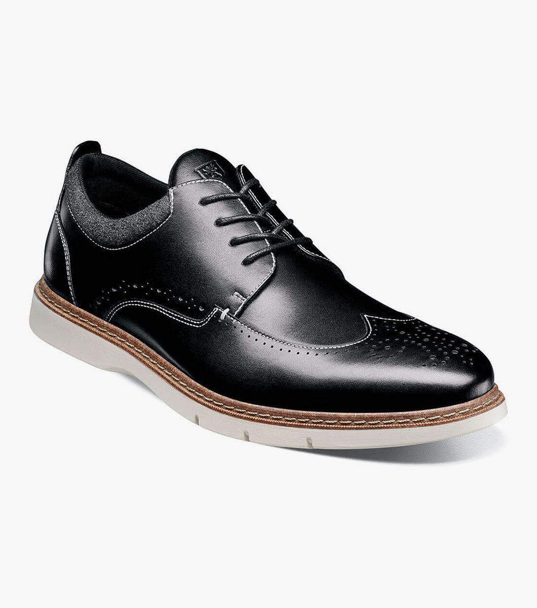 Stacy Adams Synergy Wingtip Oxford Clearance Men’s Shoes - Black