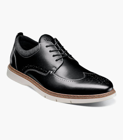 Stacy Adams Synergy Wingtip Oxford Clearance Men’s Shoes - Black