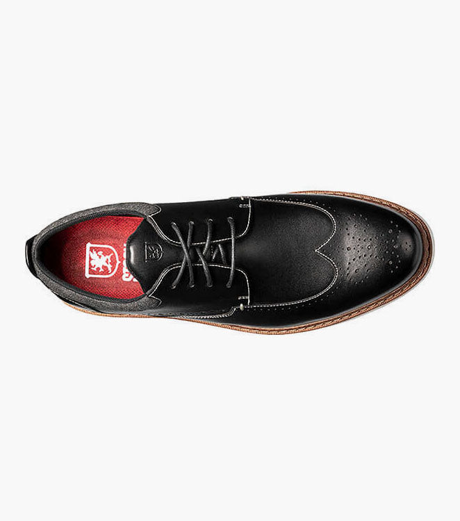 Stacy Adams Synergy Wingtip Oxford Clearance Men’s Shoes - Black