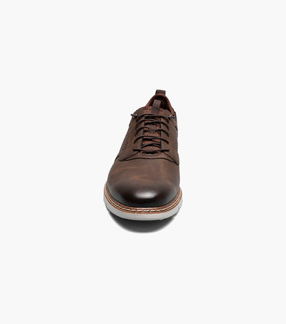 Stacy Adams Score Plain Toe Elastic Lace Up Men’s Casual Shoes - Brown CH