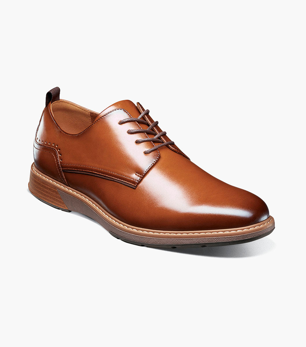Stacy Adams Pacer Plain Toe Oxford Men’s Casual Shoes - Cognac