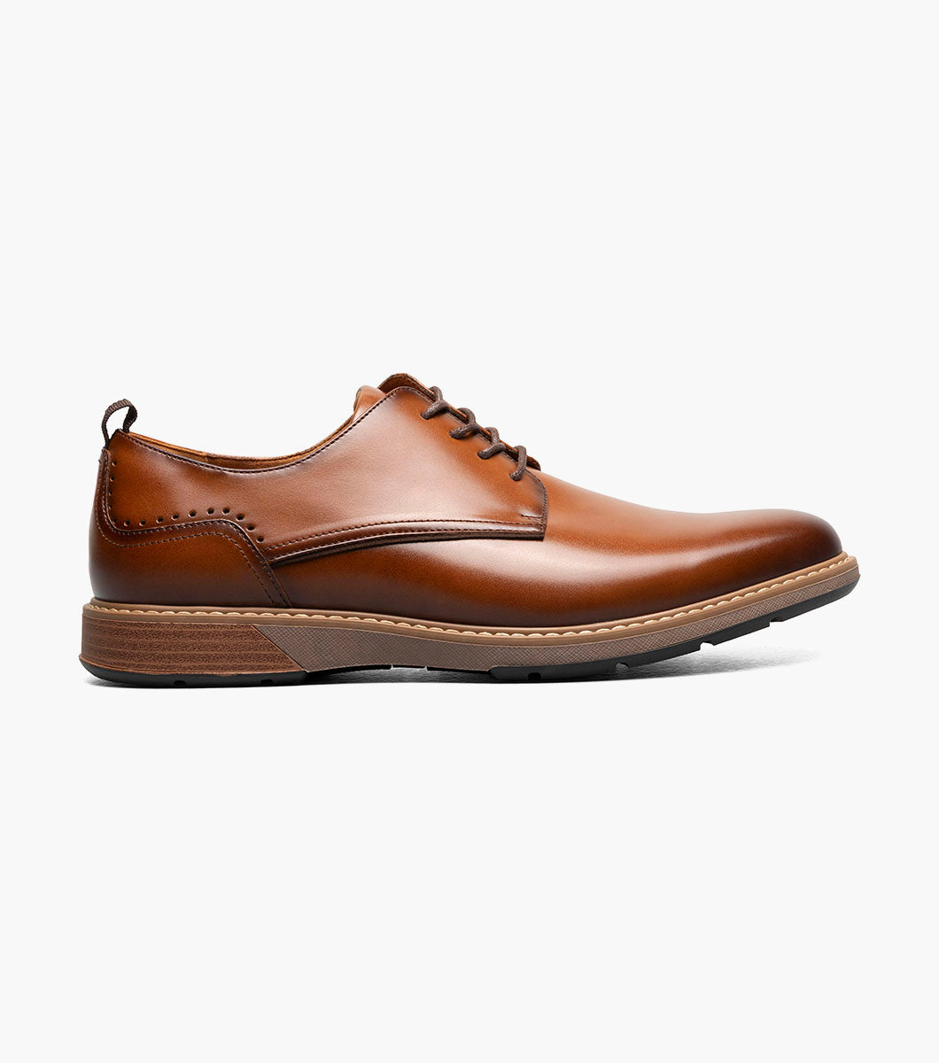 Stacy Adams Pacer Plain Toe Oxford Men’s Casual Shoes - Cognac