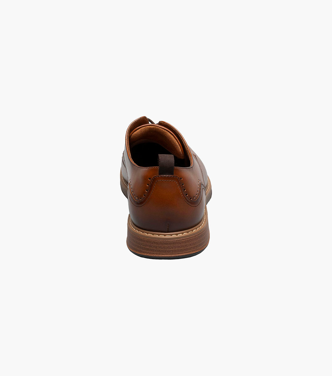 Stacy Adams Pacer Plain Toe Oxford Men’s Casual Shoes - Cognac