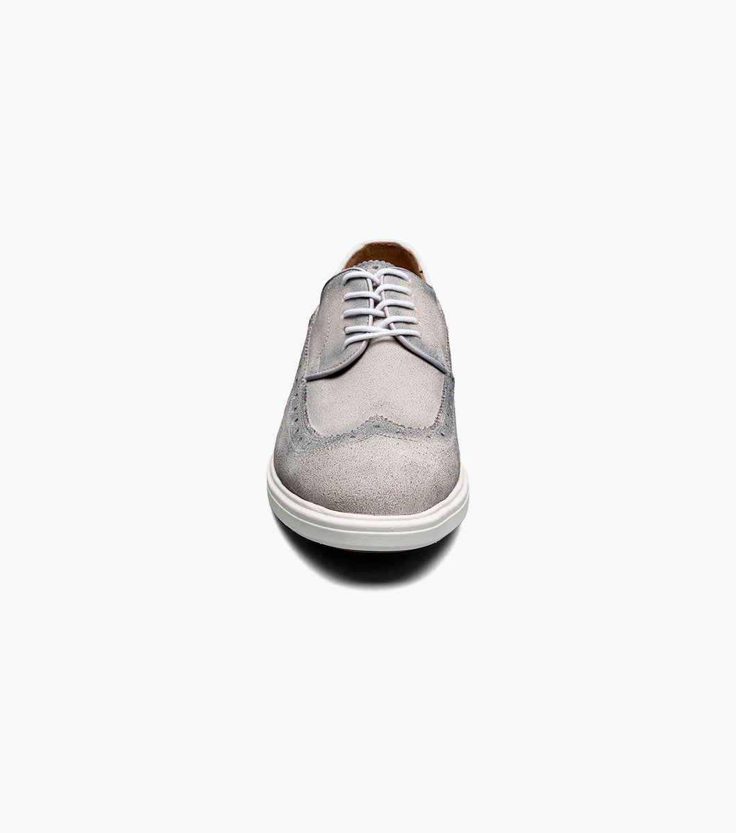 Stacy Adams Trudell Wingtip Lace Up Men’s Casual Shoes - Light Gray