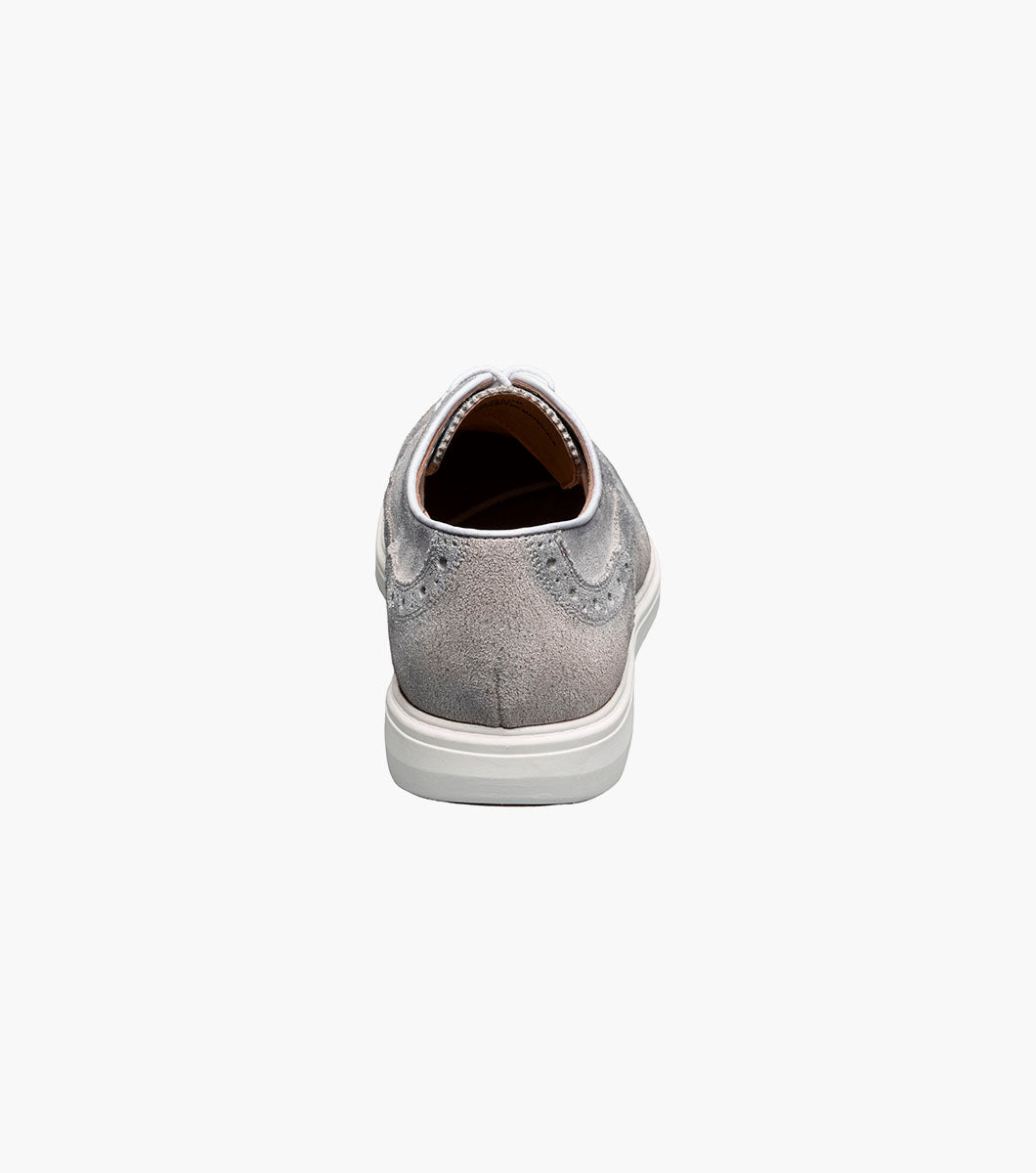 Stacy Adams Trudell Wingtip Lace Up Men’s Casual Shoes - Light Gray
