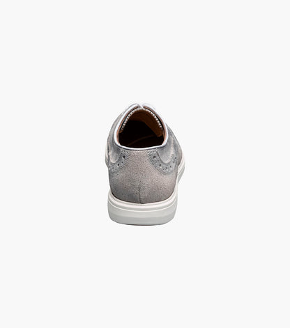 Stacy Adams Trudell Wingtip Lace Up Men’s Casual Shoes - Light Gray