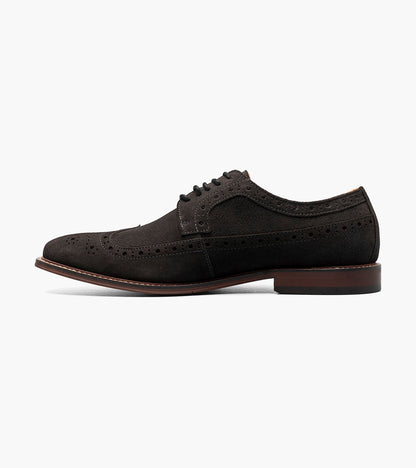 Stacy Adams Marligan Wingtip Oxford Men’s Casual Shoes - Dark Gray
