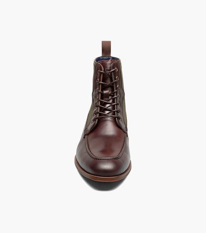 Stacy Adams Brumley Moc Toe Lace Up Boot Stacy Adams Last Pairs - Brown Multi