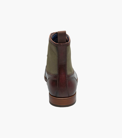 Stacy Adams Brumley Moc Toe Lace Up Boot Stacy Adams Last Pairs - Brown Multi