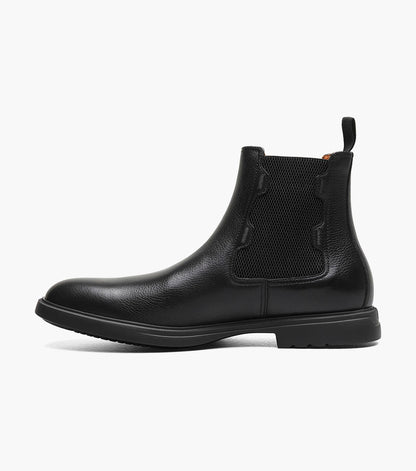 Stacy Adams Townsend Plain Toe Chelsea Boot Men’s Boots - Black Tumbled