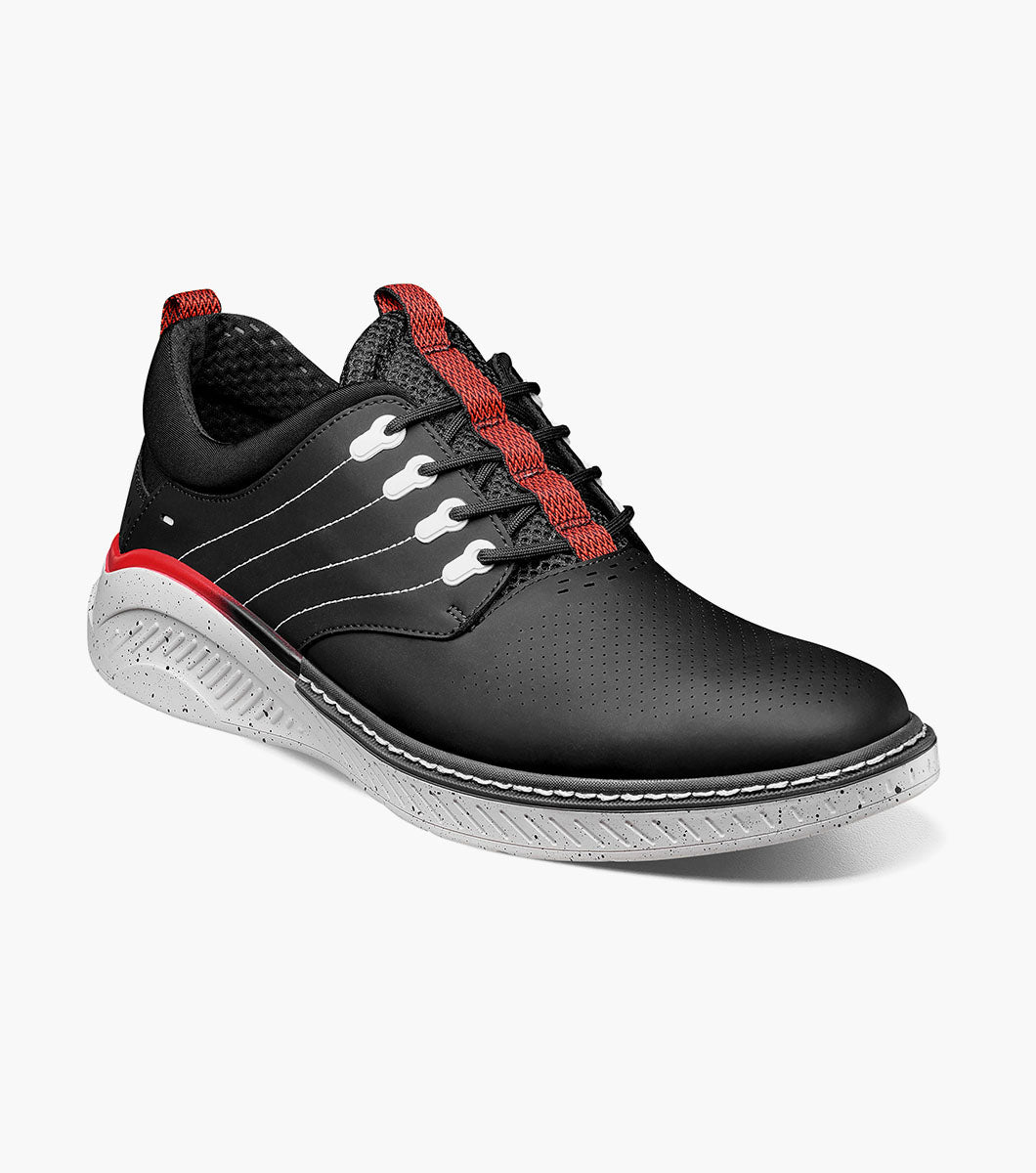 Stacy Adams Barna Plain Toe Lace Up Stacy Adams Last Pairs - Black