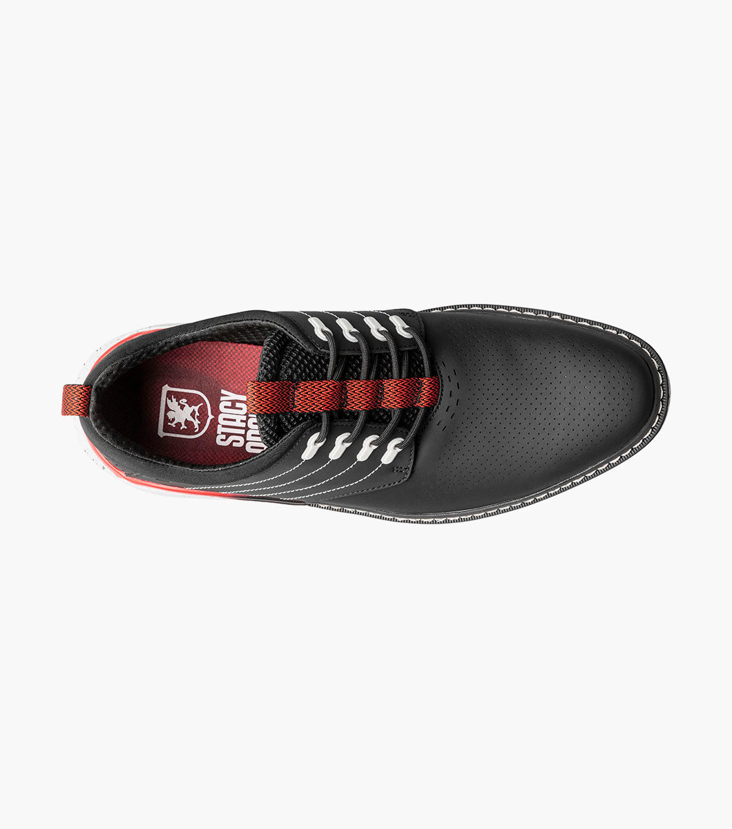 Stacy Adams Barna Plain Toe Lace Up Stacy Adams Last Pairs - Black