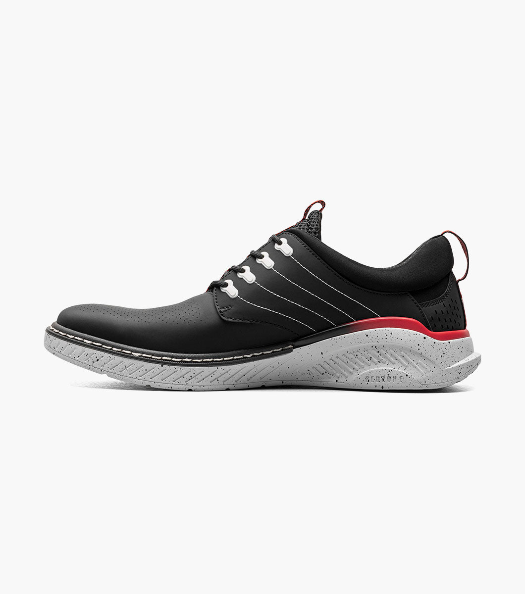 Stacy Adams Barna Plain Toe Lace Up Stacy Adams Last Pairs - Black