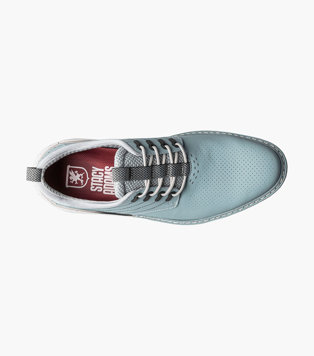 Stacy Adams Barna Plain Toe Lace Up Stacy Adams Last Pairs - Light Blue