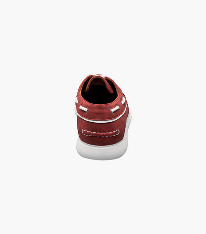 Stacy Adams Reid Moc Toe Lace Up Men’s Casual Shoes - Red